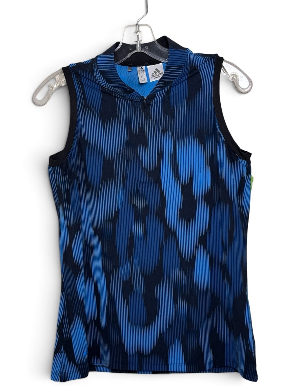 adidas Ultimate365 Tour Sleeveless Golf Polo Women’s S Blue Sample JX6649
